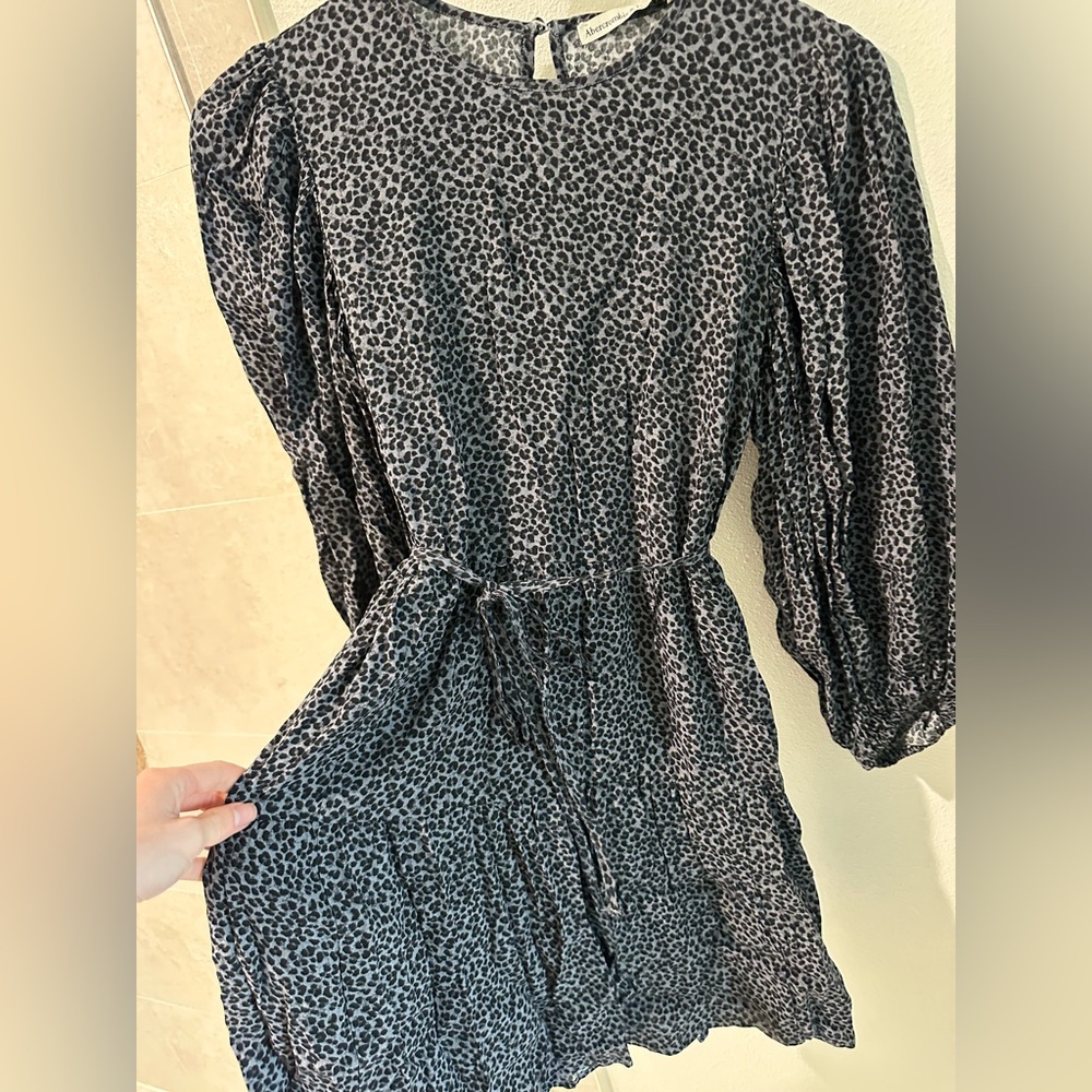 Never worn cheetah Abercrombie mini dress